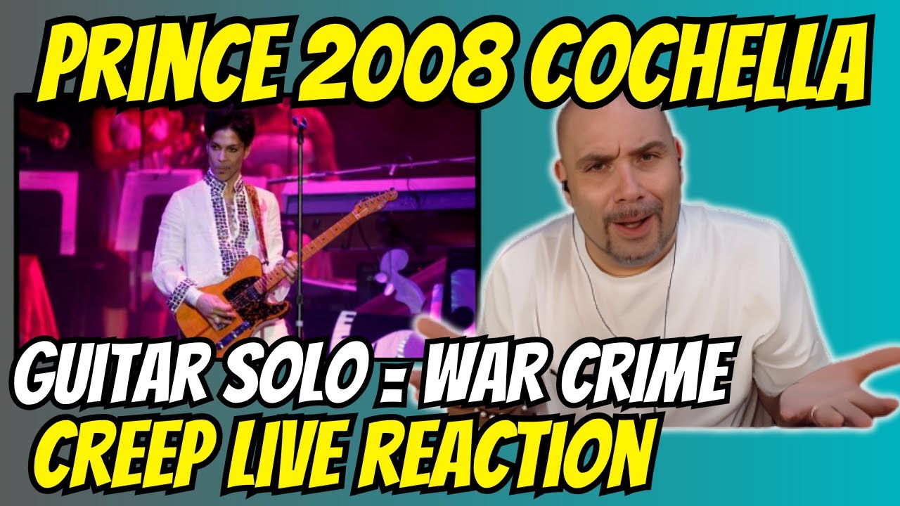 Wait for the GUITAR SOLO - Prince ‘Creep’ 2008 Coachella LIVE REACTION!!!