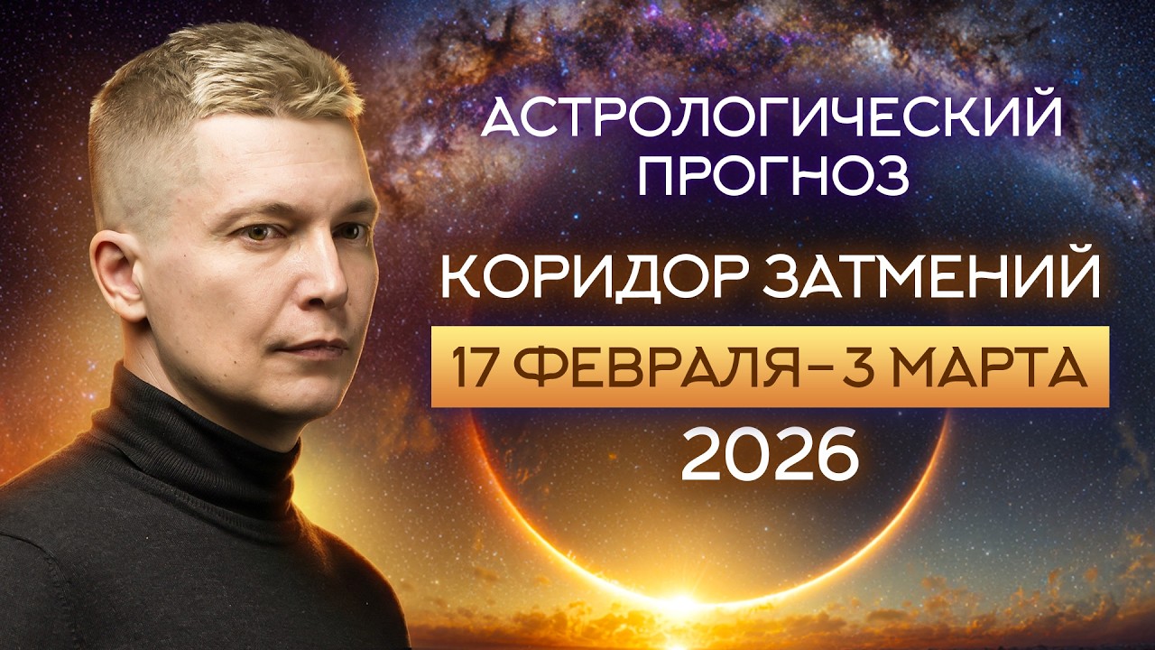 Коридор Затмений начался 17 февраля до 3 марта 2026. Душевный гороскоп Павел Чудинов