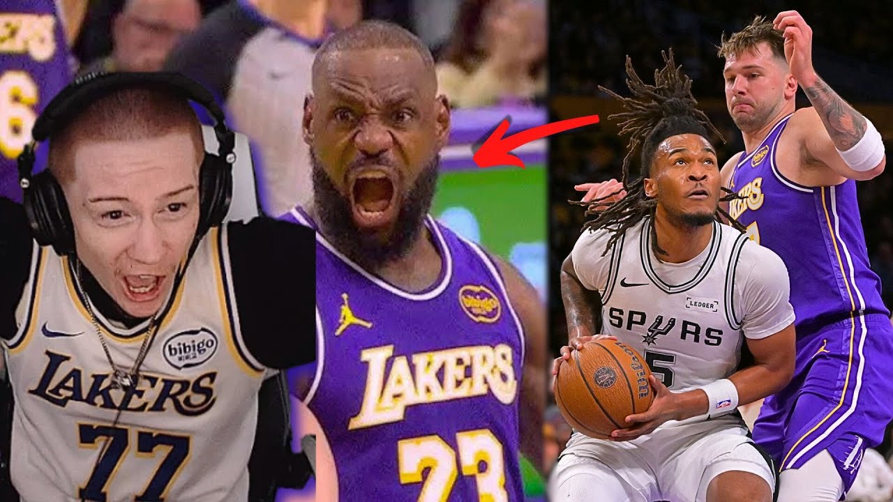 Lakers made me crash out... Reacting to Spurs vs Lakers Quarterfinal Cup Game!