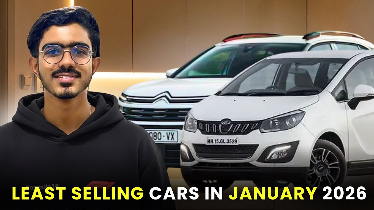 ये Cars कोई नहीं खरीद रहा! 😳 Least Selling Cars in India – Jan 2026 Sales Data 📊
