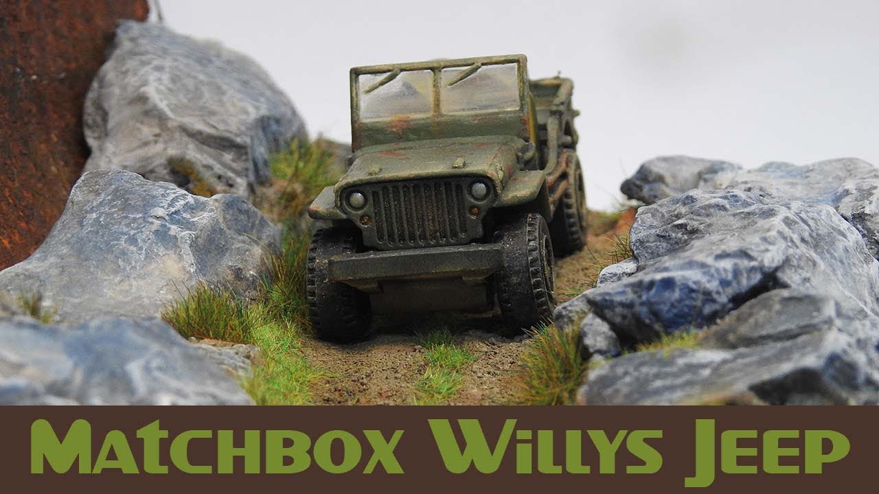 Matchbox Willys Jeep Custom And Diorama