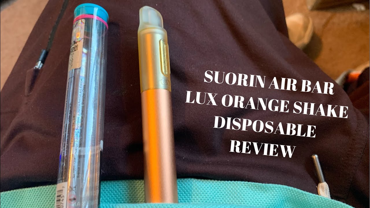 SUORIN AIR BAR LUX ORANGE SHAKE DISPOSABLE REVIEW 💨