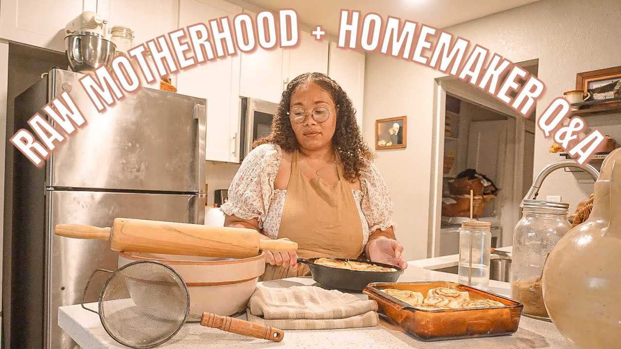 OPENING UP ABOUT MY PAST? RAW MILK + HOMESCHOOL + RAW MOTHERHOOD HOMEMAKER Q&A