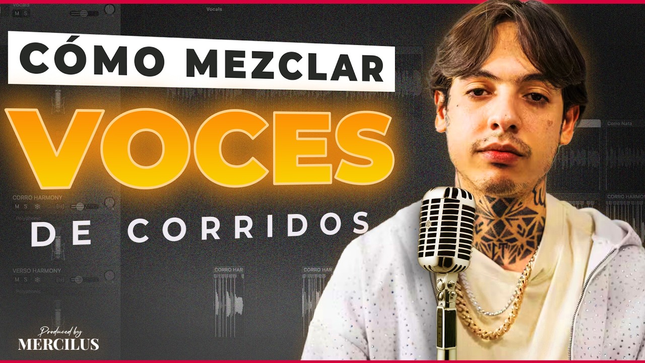 Como mezclar voces de corridos profesionales