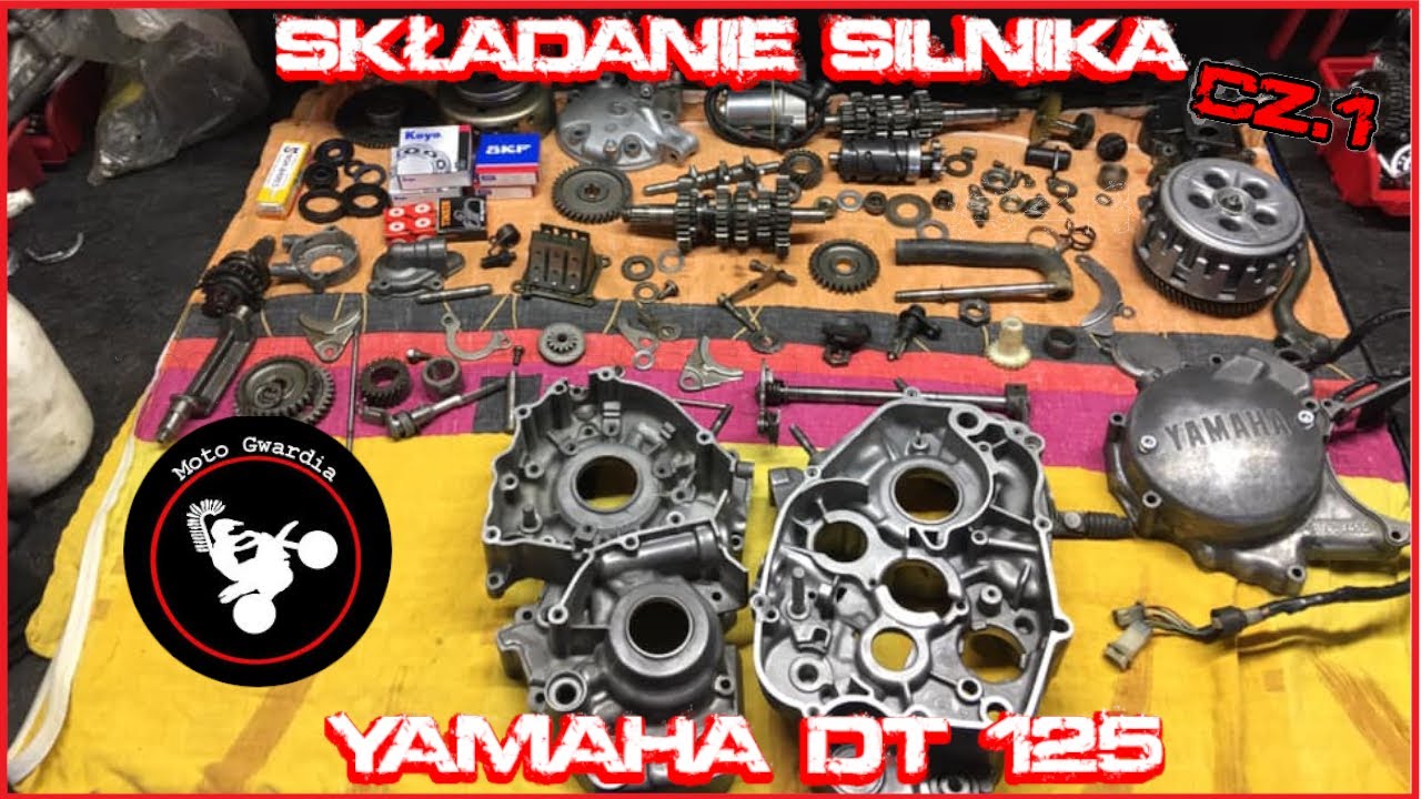 Składanie silnika Yamaha DT125R / TDR / TZR I Full Engine Rebuild PART 1