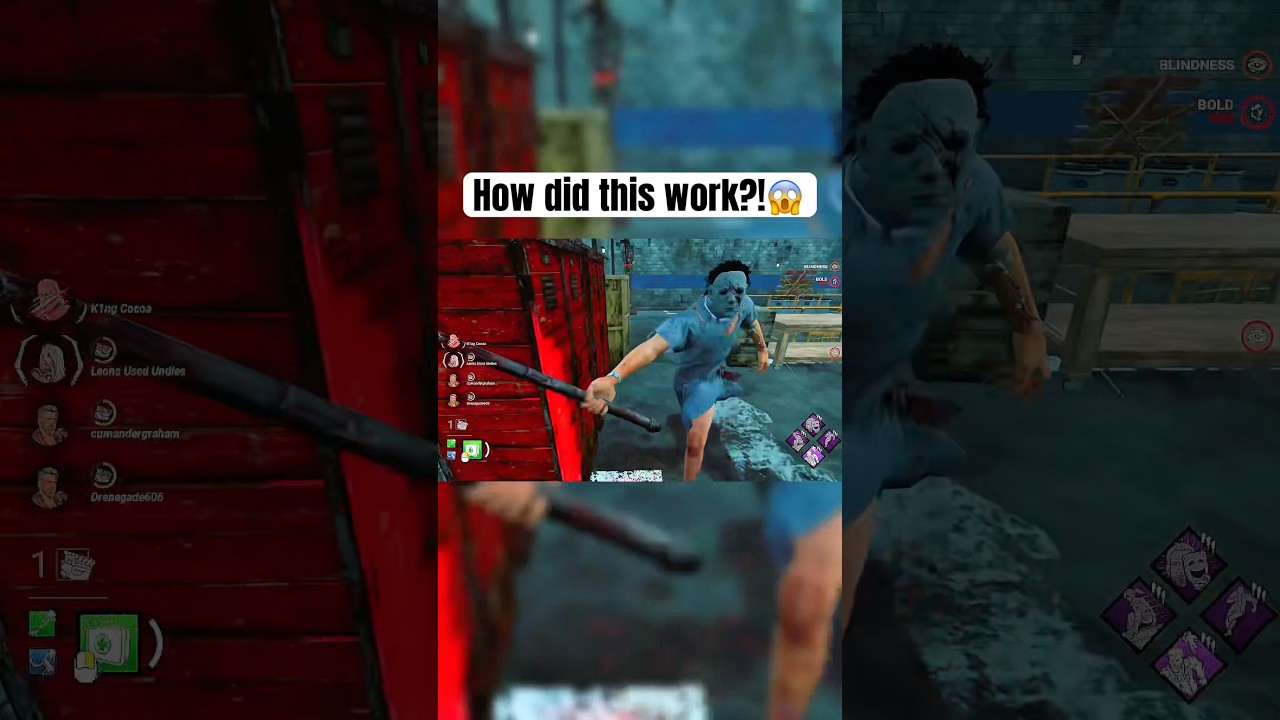 This DBD outplay should NOT have worked! 🤣 #dbd #deadbydaylight