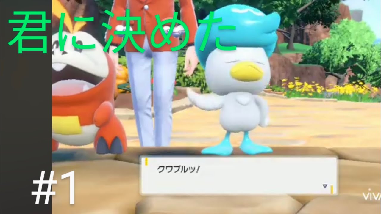 【Nintendo Switch】クワッス、君に決めた！【ポケットモンスターsv】をプレイしたよ！#1【スカーレット版】