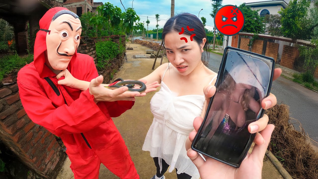 MONEY HEIST ESCAPE ANGRY GIRLFRIEND (Funny POV Chase)