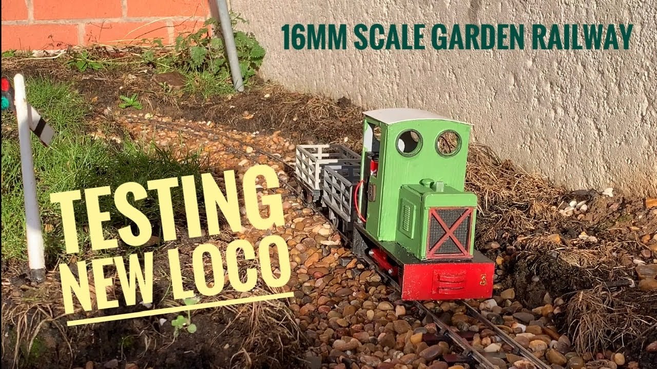 Testing Modified PS Models Hudson Loco - 16mm Scale Garden Railway