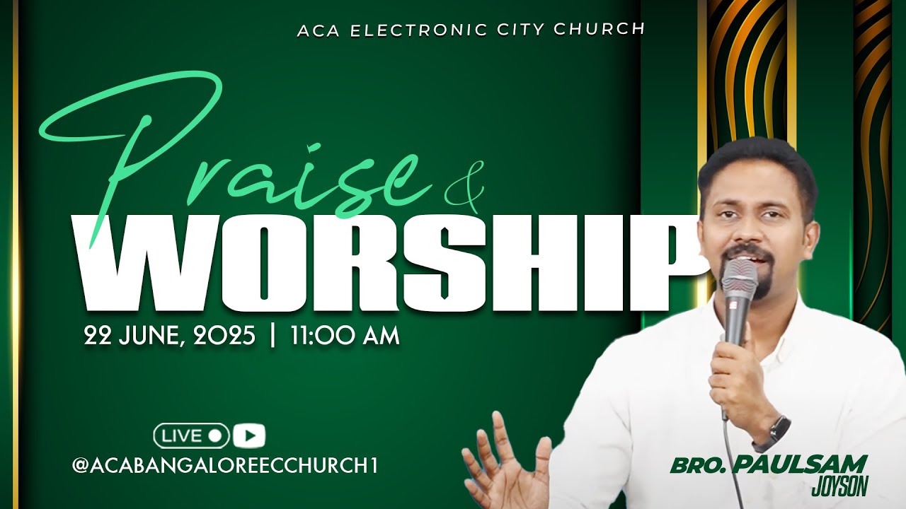 Praise and Worship by Bro. Paulsam Joyson