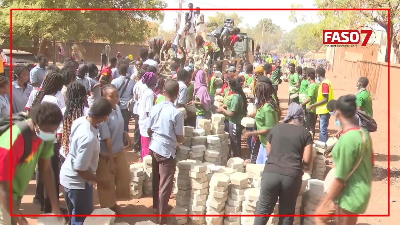 Burkina Faso : Plus de 200 000 mètres carrés de pavés déjà posés à Koudougou