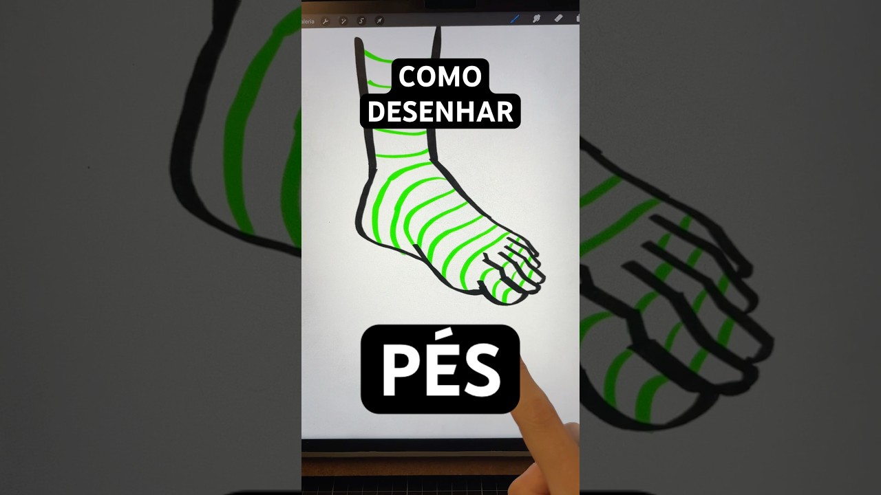 N&Atilde;O ERRE MAIS O P&Eacute;! #desenho #artedigital #ilustra&ccedil;&atilde;o #arte #comodesenhar #desenho