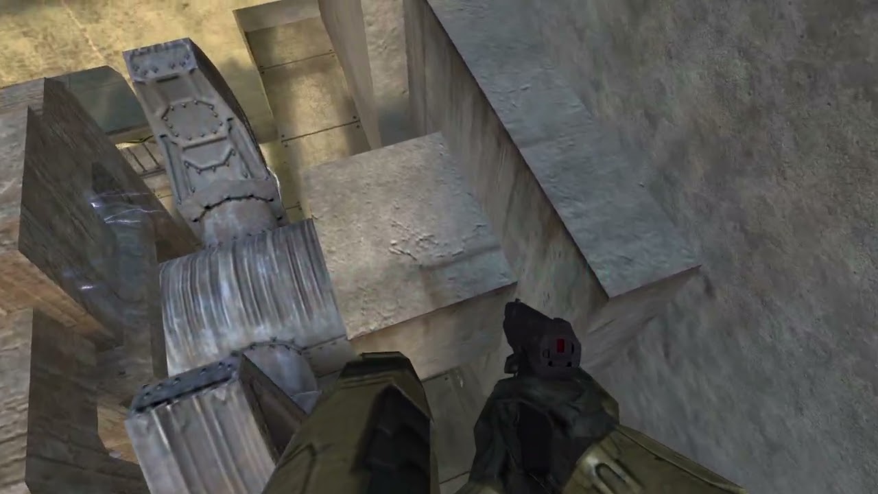 Halo 2 Superbouncing - Zanzibar Base Backside Barrier Break - Tutorial