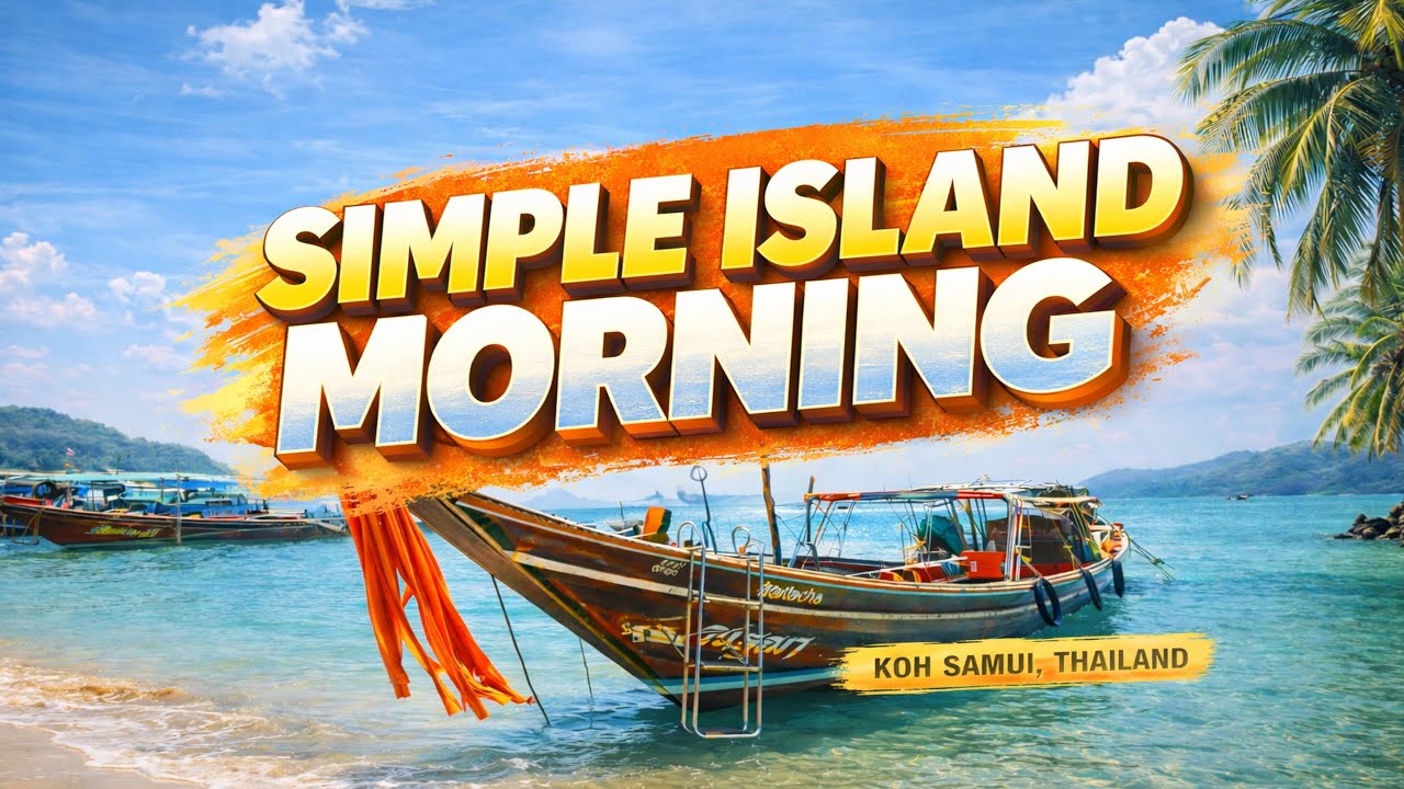 A Simple Morning on a Tropical Island