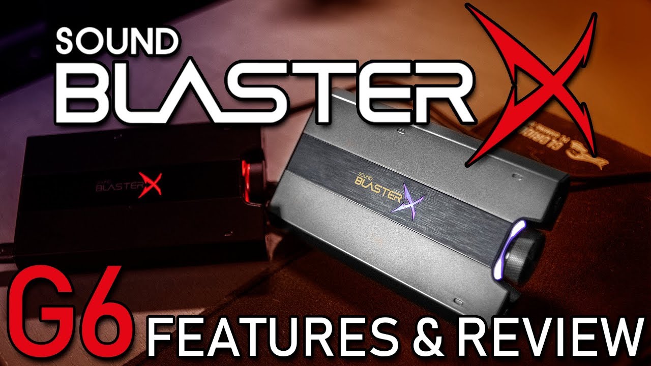 Creative Sound BlasterX G6 Review // Great Headphone Amplifier for Vinyl Enthusiasts and Gamers?
