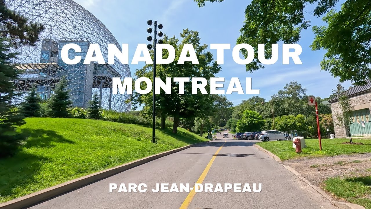 4K Montreal Driving Tour - Canada Jean-Drapeau Park
