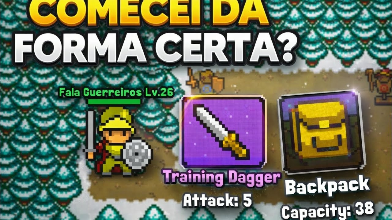Os Principais itens de um iniciante no Rucoy Online - PROJETO FULL MELEE