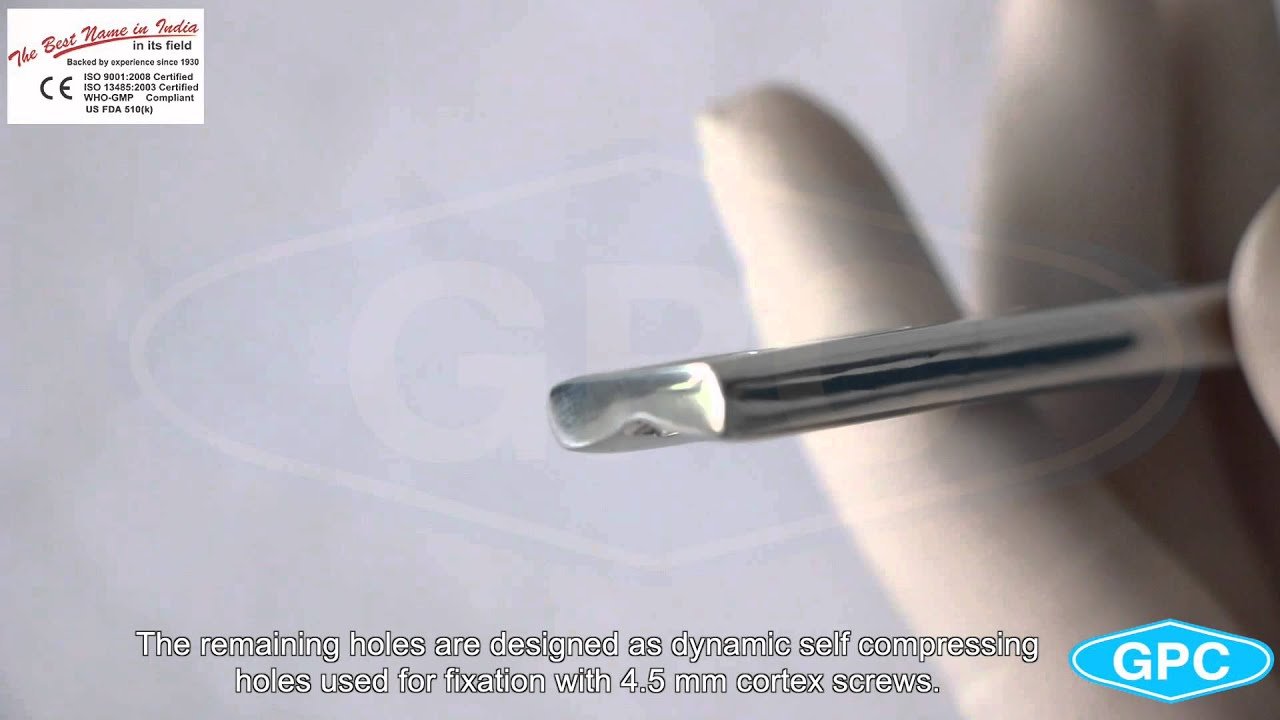 Condylar Blade Plates | 95&deg; Condylar Blade Plate Manufacturer | India