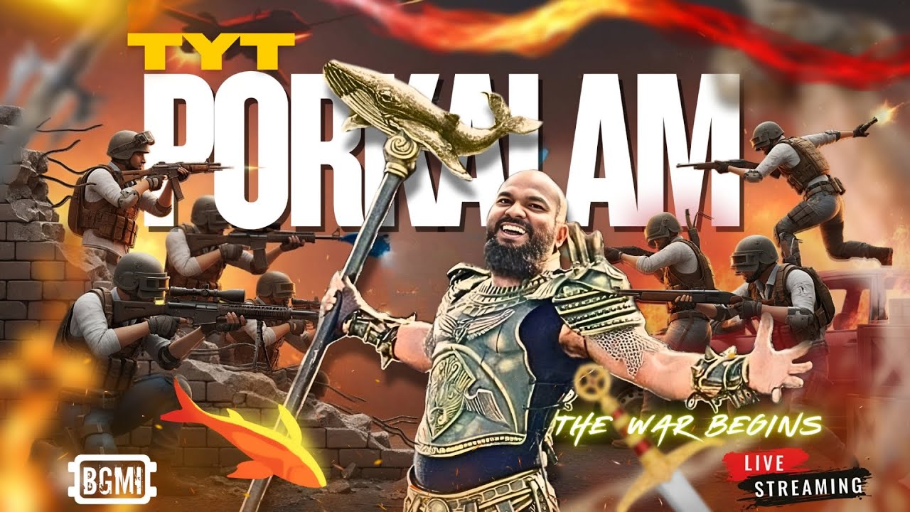 🔴 𝐓𝐘𝐓 𝐏𝐎𝐑𝐊𝐀𝐋𝐀𝐌 Prize Pool RS.1000 | BGMI 4.0 | Thimingalam Live YT | TYT
