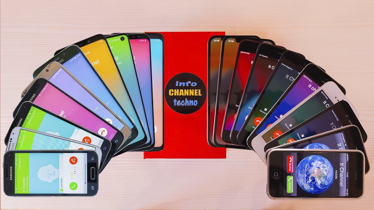 10 Samsung Galaxy S vs 10 iPhone Incoming Call Collection