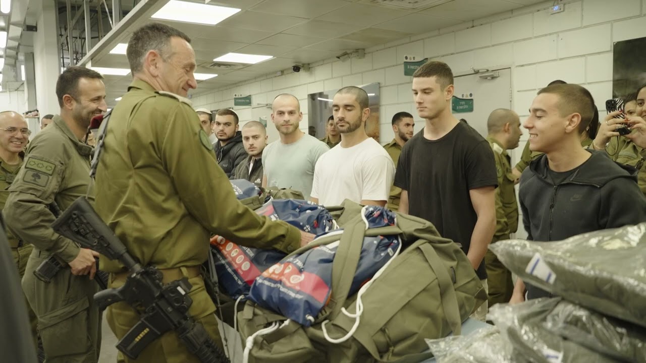 IDF Chief of Staff, LTG Herzi Halevi, met the new recruits of the Golani Brigade