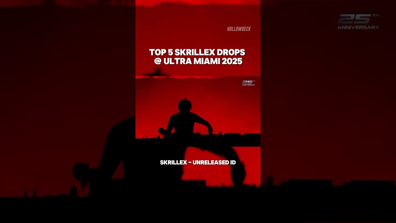 Top 5 Skrillex Ultra Miami 2025 Drops (New Era Unlocked) 🔥 #edm #ultramiami #unreleased