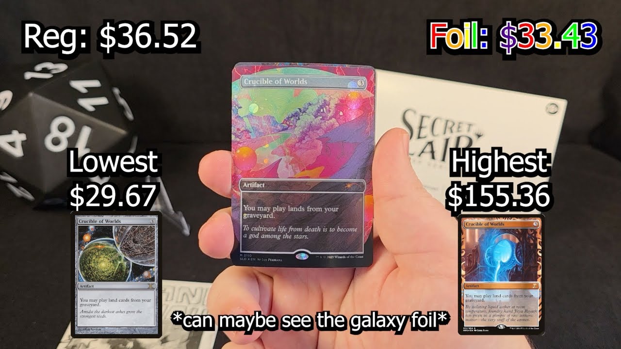 WotC FAILED with these SLD Galaxy Foils... Secret Lair Sunday x Chaos Vault!