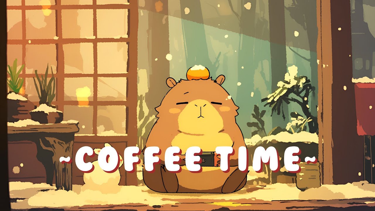 Capybara Lofi Radio | Study & Chill Music Mix 📚 🎵