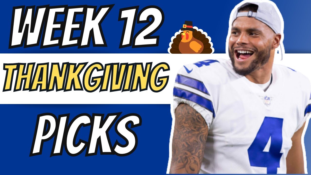 WEEK 12 DRAFTKINGS NFL DFS | Thanksgiving Picks