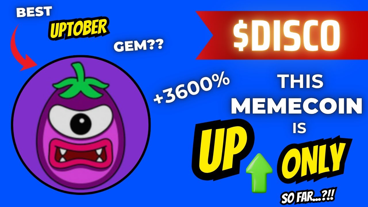 🚨ЛУЧШИЙ ДРАГОЦЕННЫЙ КАМЕНЬ UPTOBER?!!🚨 $DISCO ВЗРЫВАЕТСЯ ВЕСЬ МЕСЯЦ UPTOBER!! НАСКОЛЬКО ВЫШЕ СЕЙЧ...