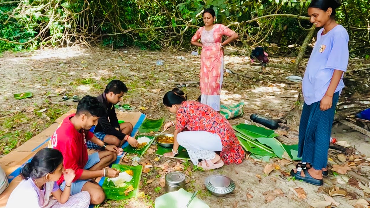 পুরো ফ্যামিলি নিয়ে চরপাটায় মাছ ধরে পিকনিক করলাম। Picnic Video @ANDAMAN_HUNTERS
