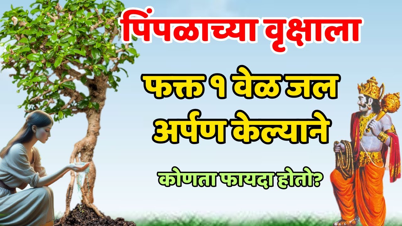 पिंपळाच्या वृक्षाला फक्त एकदा जल अर्पण केल्याने, काय फायदा होतो... Shree Swami Samarth