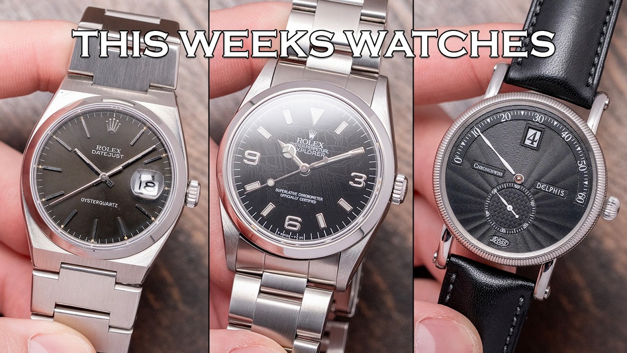 Часы этой недели: Rolex Explorer Frozen Dial, Oysterquartz, Chronoswiss, Schofield и другие [EP255]