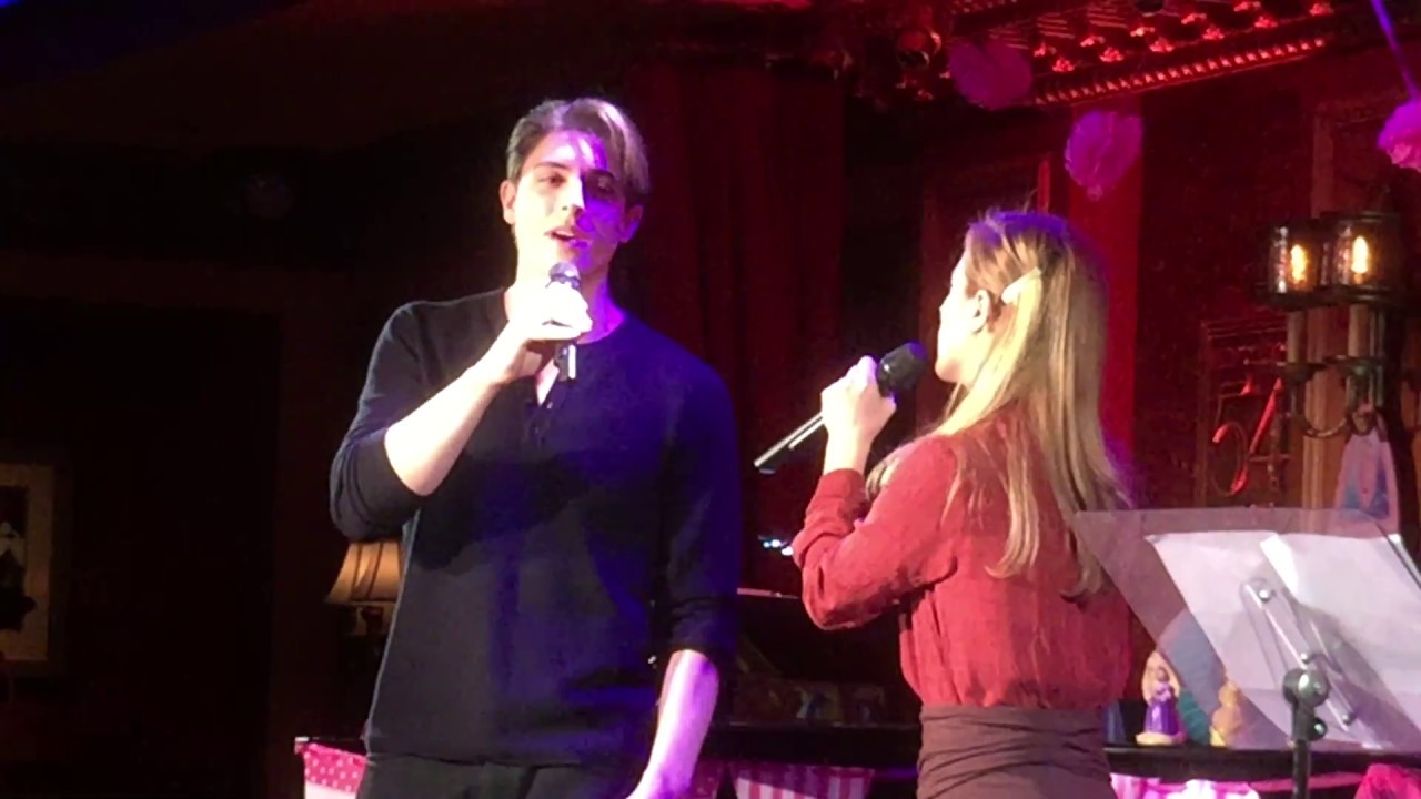 Broadway Princess Party @ 54 Below (1/29/2017) Christy Altomare with Derek Klena 