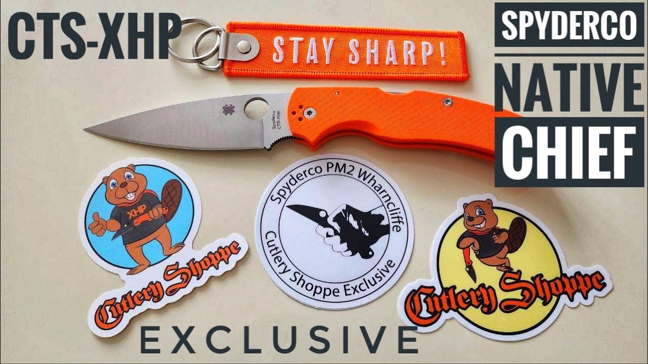 Spyderco Native Chief CTS-XHP Exclusive обзор эксклюзивного складного кухонника от спаев.