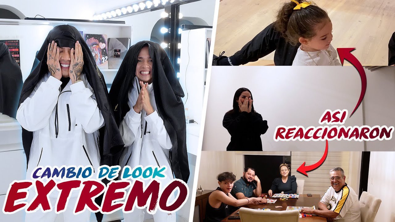NOS HICIMOS EL MISMO CAMBIO DE LOOK 😱 (reacción de la familia)   Cesar Pantoja