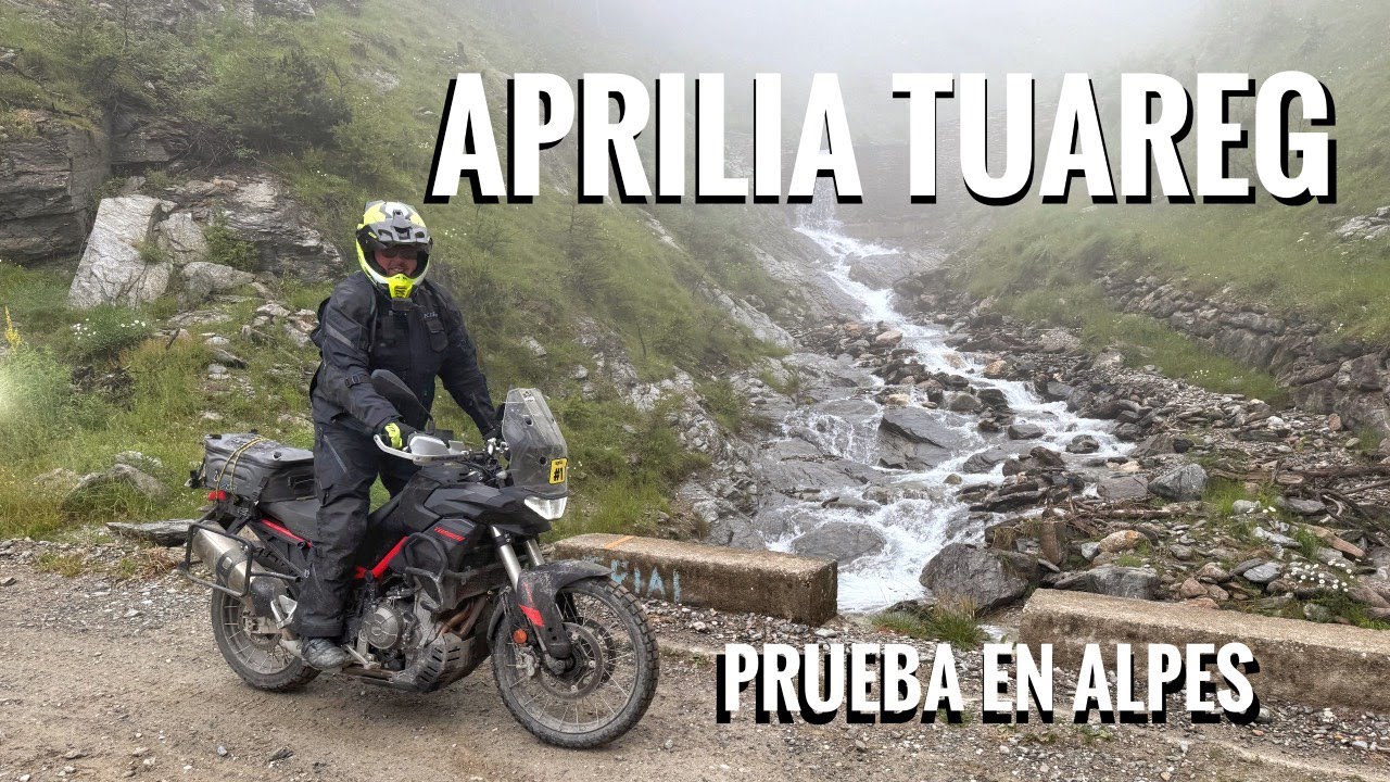 Prueba Aprilia Tuareg en Alpes