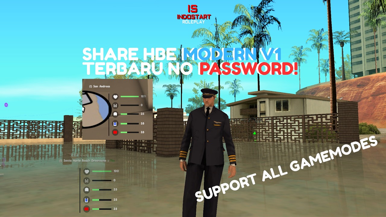 SHARE HBE MODERN V1 GTA SAMP SUPPORT ALL GAMEMODES TERBARU NO PASSWORD!