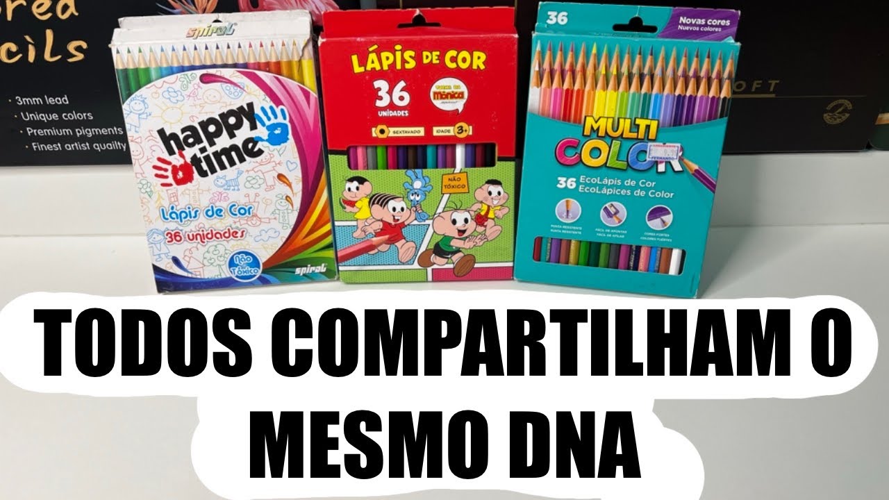 TESTEI 3 MARCAS DE LÁPIS DE COR PARA SABER QUEM É O MELHOR - SERÁ QUE SÃO BONS?