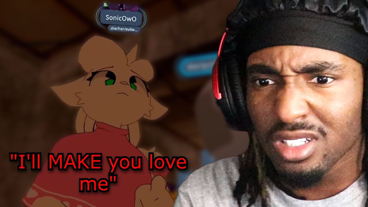 This Vrchat pred is OBSESSED with me... (SonicOWO)