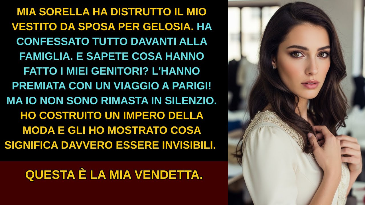 La mia famiglia premiò mia sorella… anche dopo che confessò di aver rovinato il mio vestito