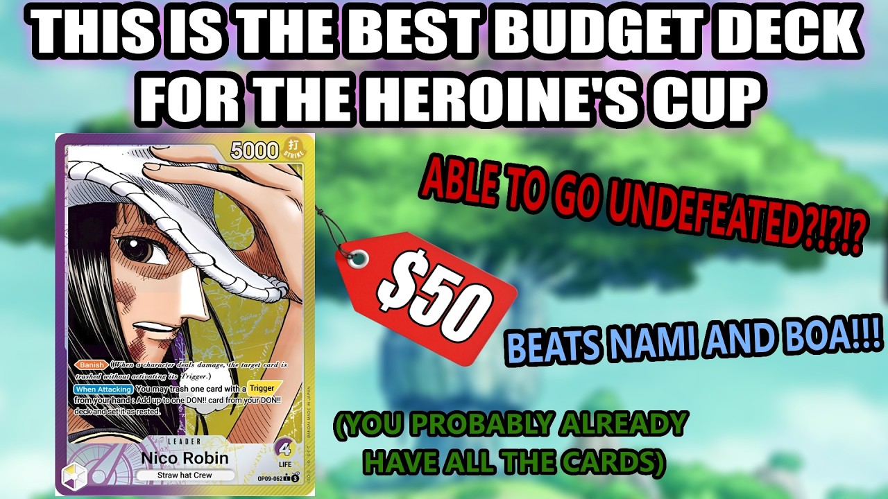 ROBIN is the STRONGEST Budget Deck for the Heroines Cup | Heroines Cup Deck Highlight ep 3