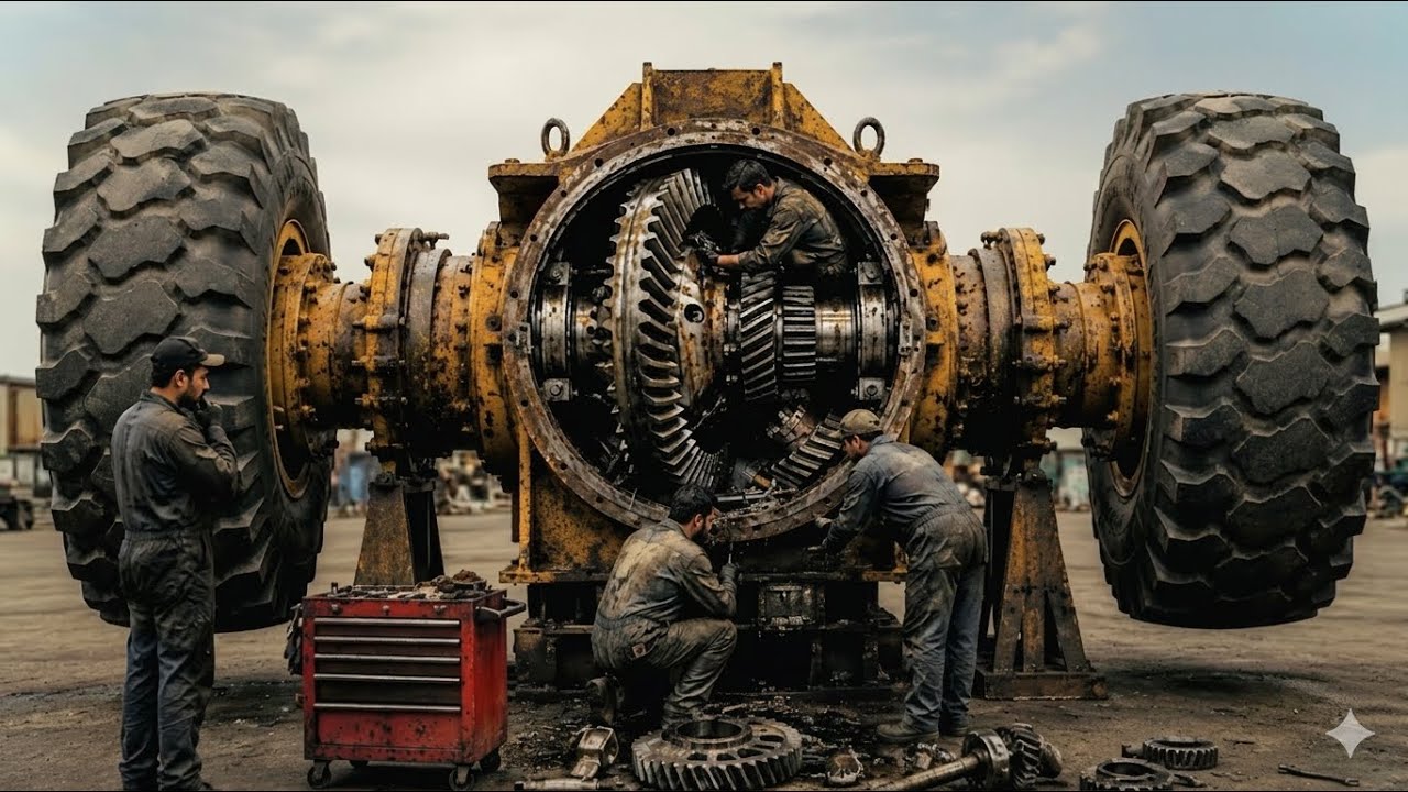 Broken Loader Rear Axle Gears inRemoteMountains / Impossible Repair!