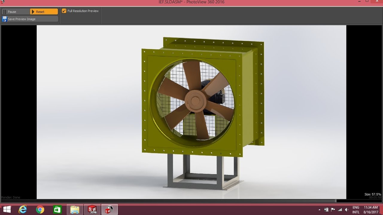 SOLIDWORKS Tutorial | Project IEF | Industrial Exhaust Fan | Assembly |Part 5