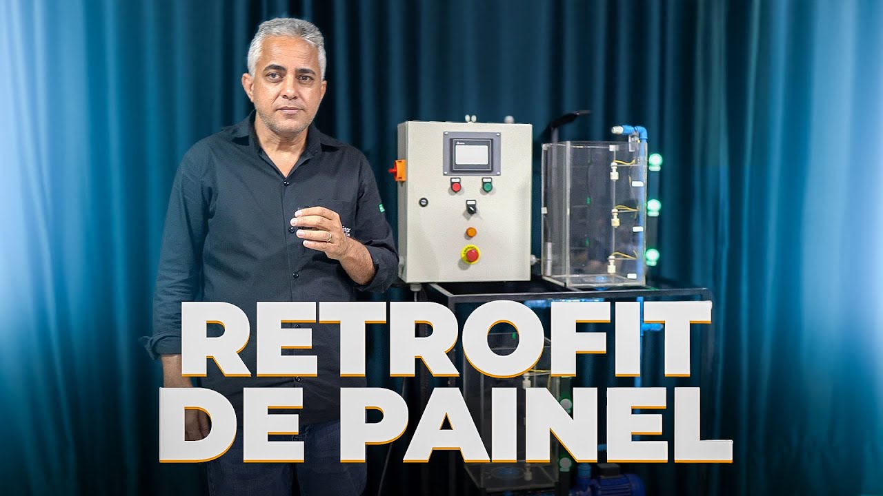Revitalizei um painel elétrico esquecido e transformei em uma planta industrial real com CLP e IHM!