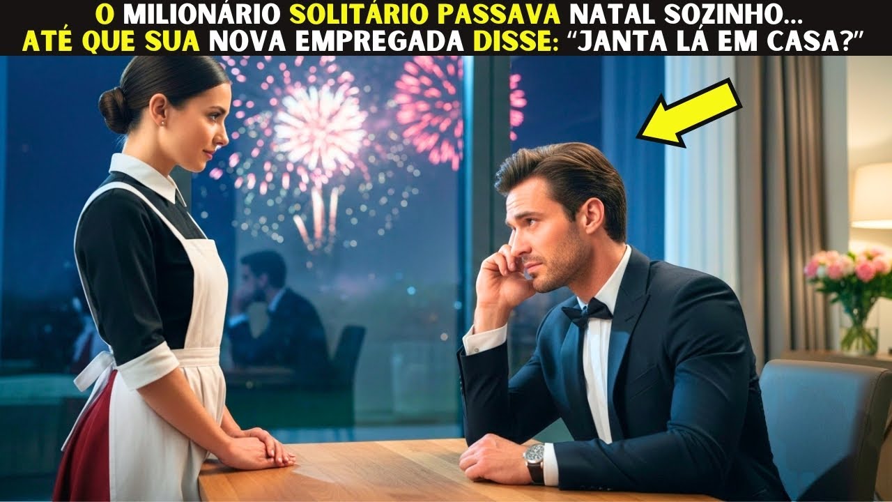O Milionário solitário passava Natal sozinho… até que sua nova empregada disse “Janta lá em casa”