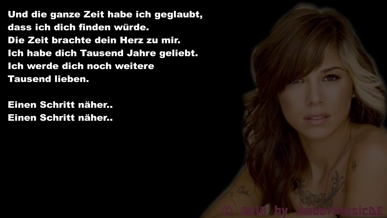 Christina Perri - A Thousand Years (Deutsche Übersetzung)