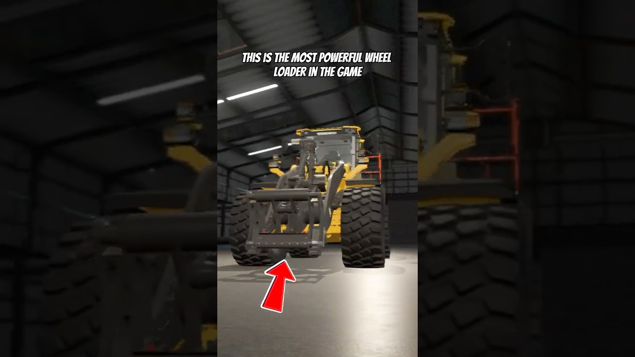 This wheel loader is powerful! #fs25 #farming #farmingsimulator25