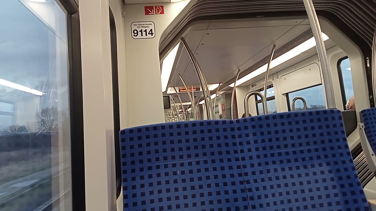 S Bahn Hamburg Mitfahrt im 490 auf der S3 von Neu Wulmstorf nach Fischbek