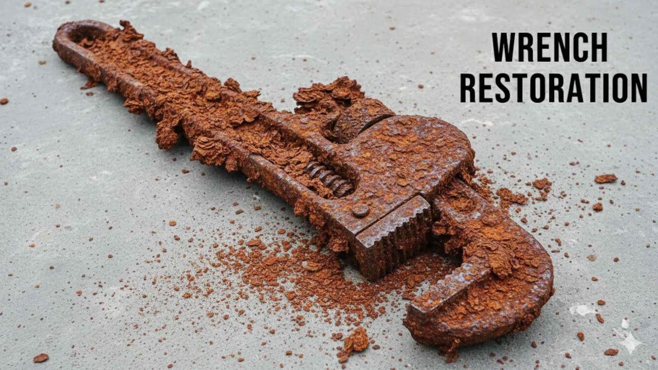 Old Pipe Wrench Restoration
